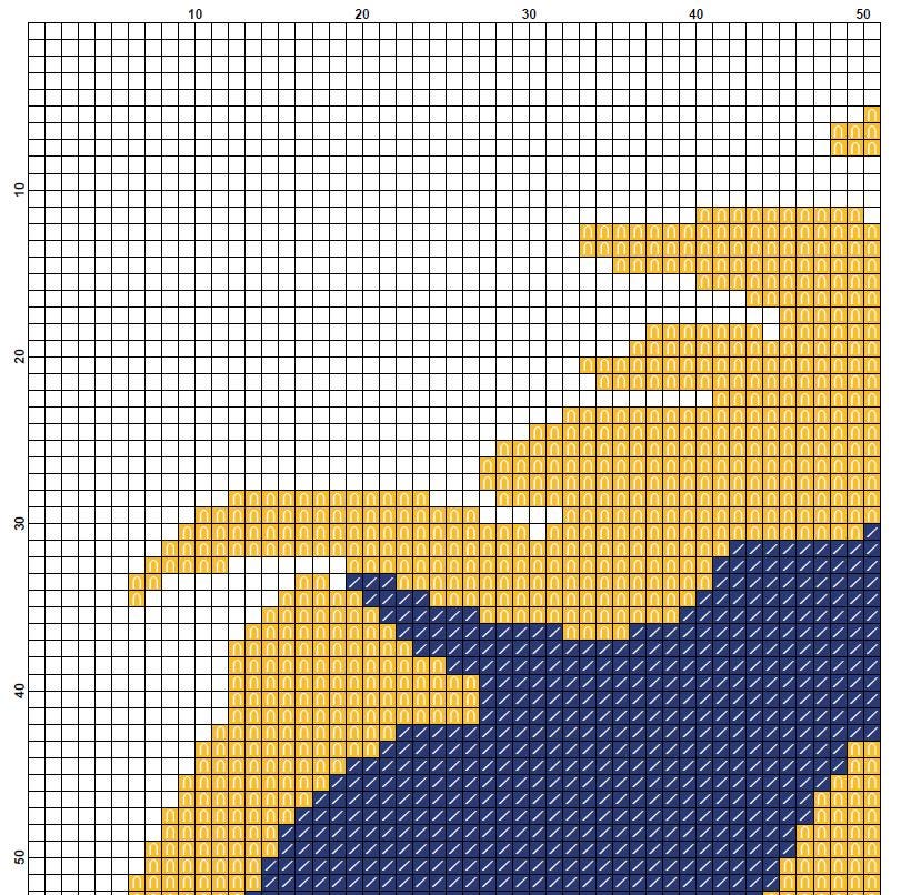 Alliance Lion Cross Stitch Pattern PDF, Fantasy Faction Emblem Embroidery Design, MMORPG Gamer Symbol Needlepoint Chart, download - NuttyHappyHobby