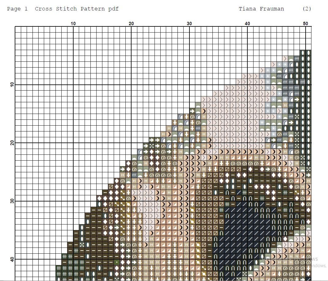 Bear Cross Stitch Pattern PDF, Forest Animal Embroidery Design, Realistic Brown Bear Portrait, Woodland Nature Cross Stitch, Modern Hoop Art - NuttyHappyHobby