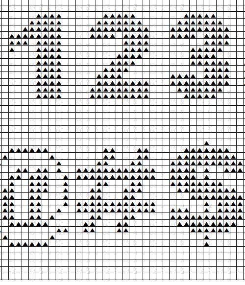 Bold ABC Alphabet Cross Stitch Pattern PDF, Thick Uppercase and Lowercase Font with Numbers and Symbols, Modern Custom Name Chart, download - NuttyHappyHobby