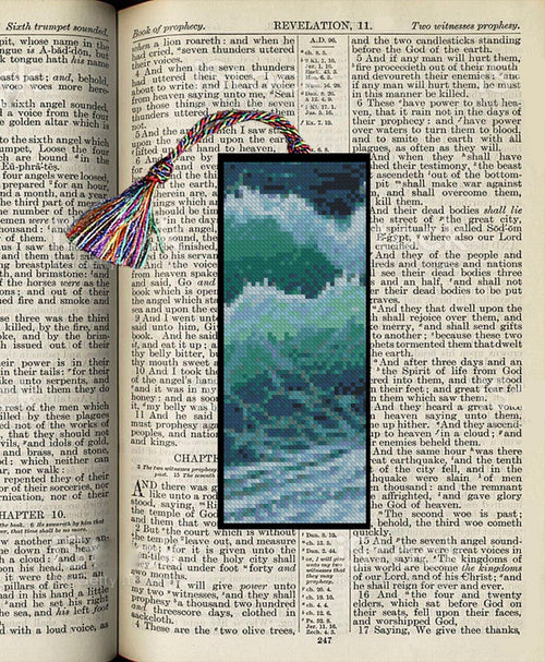 Bookmark, Ocean Waves Cross Stitch Pattern PDF, Sea Landscape Bookmark Embroidery Design, Coastal Ocean Modern Cross Stitch Digital Download - NuttyHappyHobby