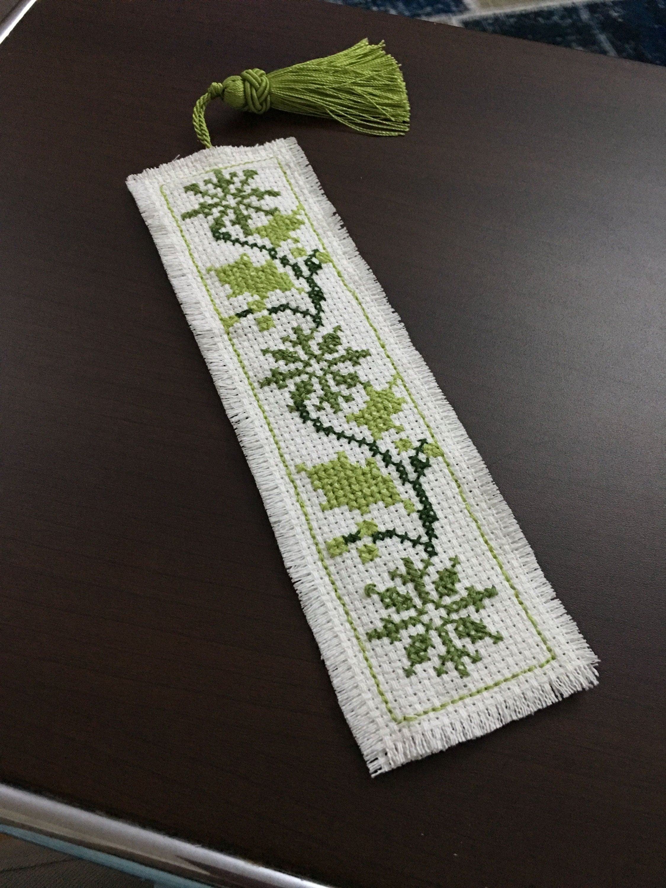 Bookmark, Ocean Waves Cross Stitch Pattern PDF, Sea Landscape Bookmark Embroidery Design, Coastal Ocean Modern Cross Stitch Digital Download - NuttyHappyHobby