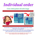 Custom Cross Stitch Pattern From Picture, Personalized Embroidery Pattern PDF, Turn Your Image Into Cross Stitch Design - NuttyHappyHobby