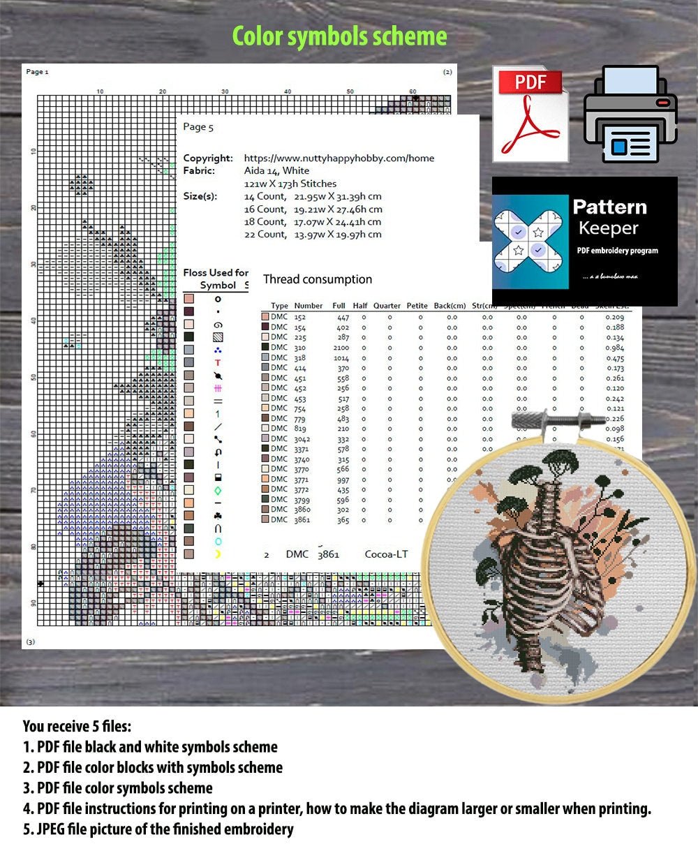 Dolphin Cross Stitch Pattern PDF, Ocean Embroidery Pattern, Sea Life Cross Stitch, Dolphin Art Pattern, Marine Animal Design, Download pdf - NuttyHappyHobby