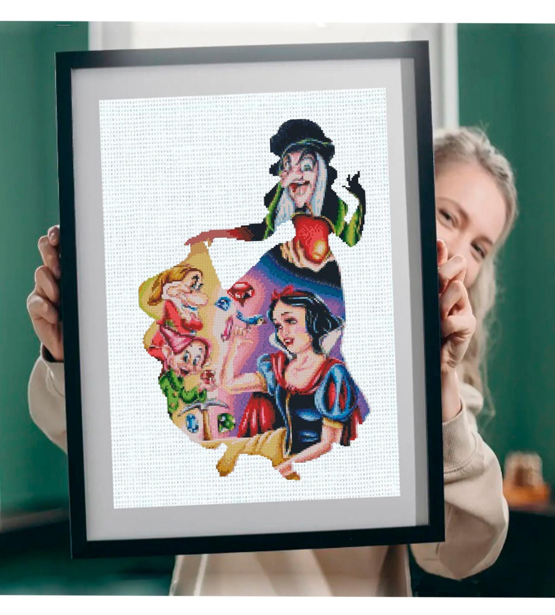 Fairy Tale Princess Cross Stitch Pattern PDF, Enchanted Forest Princess Embroidery Design, Fantasy Story Needlework, Magical Fairy Tale - NuttyHappyHobby