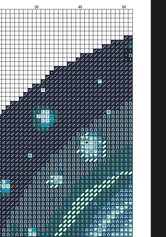 Fantasy Castle Cross Stitch Pattern PDF, Magical Night Sky Embroidery Design, Gothic Castle Landscape Modern Cross Stitch Digital Download - NuttyHappyHobby