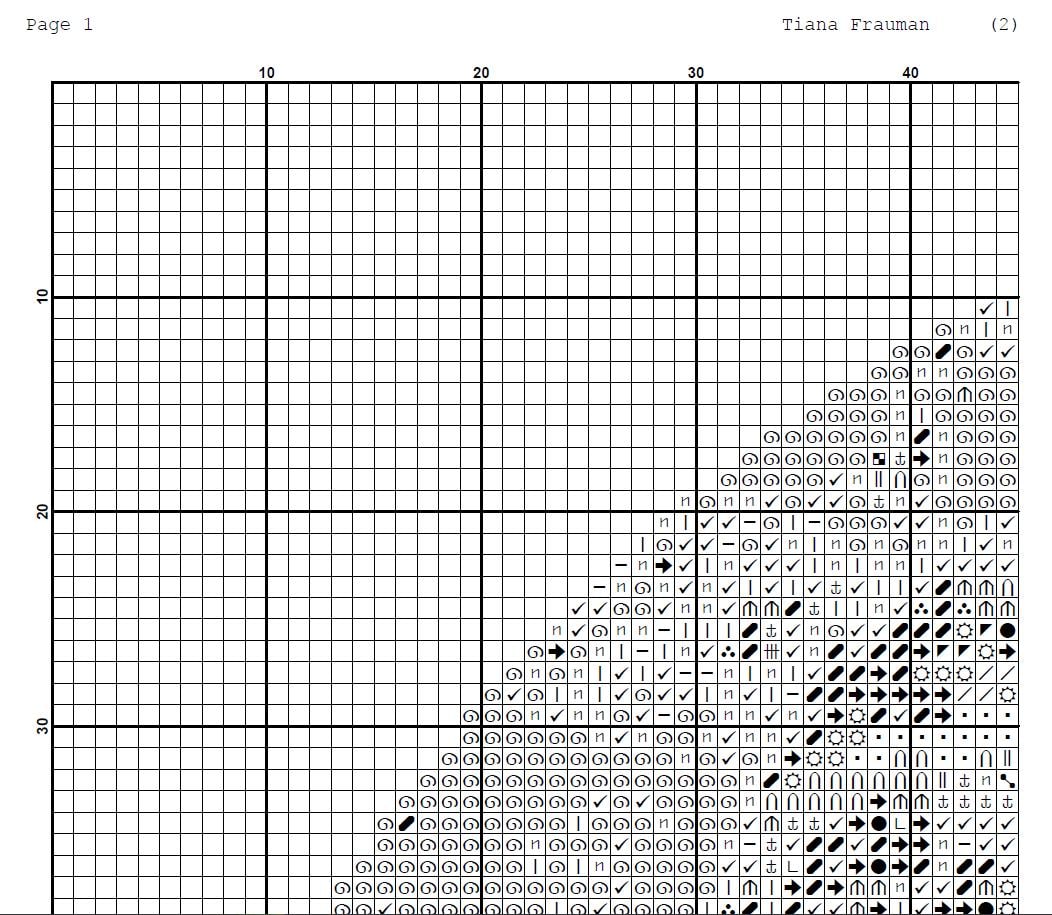 Fantasy Dragon Cross Stitch Pattern PDF, Dragon Embroidery Chart, Modern Counted Cross Stitch Download, Magical Counted Cross Stitch Chart - NuttyHappyHobby