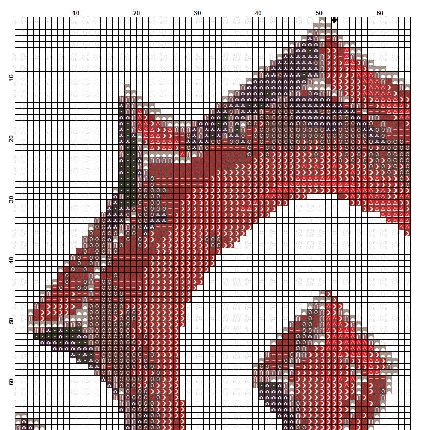 Fantasy Faction Emblem Cross Stitch Pattern PDF, Horde Style Gamer Embroidery Design, MMORPG Inspired Symbol Needlepoint Chart, download - NuttyHappyHobby
