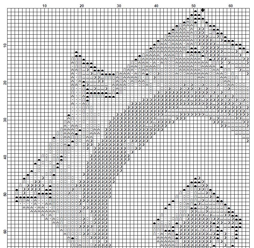 Fantasy Faction Emblem Cross Stitch Pattern PDF, Horde Style Gamer Embroidery Design, MMORPG Inspired Symbol Needlepoint Chart, download - NuttyHappyHobby