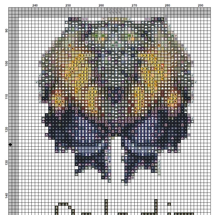 Fantasy MMORPG Class Icons Cross Stitch Pattern Bundle PDF, Gamer Emblems Embroidery Design Set, Fantasy Game Needlepoint Chart, download - NuttyHappyHobby