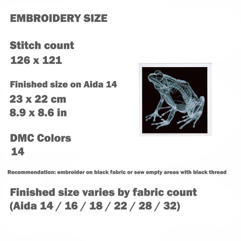 Forest Animal X Ray Cross Stitch Pattern Set PDF, Bird Frog Rabbit Rat Skeleton Anatomy Embroidery Design, Wildlife Science Wall Art Bundle - NuttyHappyHobby