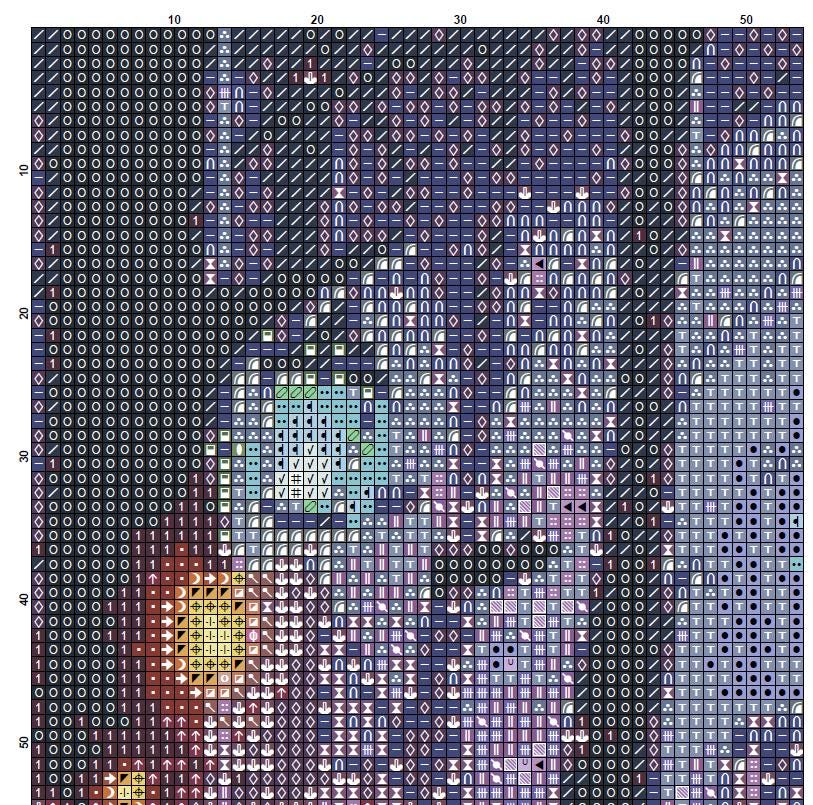 Ghost Cross Stitch Pattern Set of 5, Halloween Cute Ghost PDF Bundle, Spooky Forest Gothic Designs, Modern Embroidery Chart,Instant Download - NuttyHappyHobby
