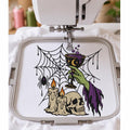 Halloween Witch Hand Machine Embroidery Design, Potion Goblet Skull Candles Spider Web, Gothic Witch PES DST JEF Instant Download - NuttyHappyHobby