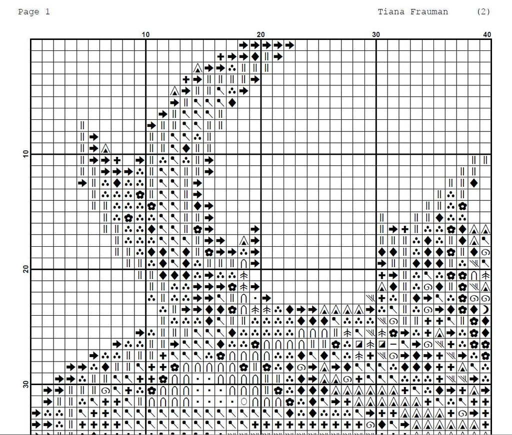 Hunter Class Emblem, Fantasy Heroes Cross Stitch Pattern PDF, MMORPG wow map Embroidery Design, Gamer Wow Needlepoint Chart, Fantasy Decor - NuttyHappyHobby