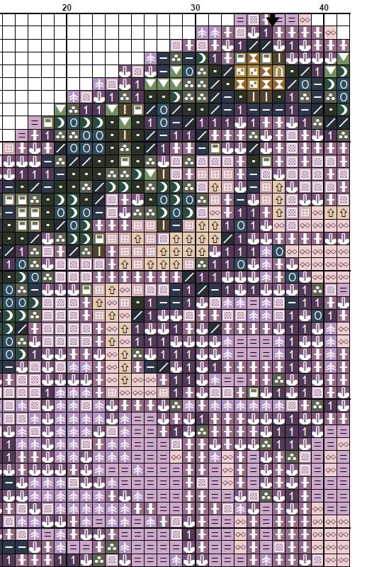 Long Hair Princess Cross Stitch Pattern PDF, Fairy Tale Tower Embroidery Design, Fantasy Princess Needlepoint Chart, 90s cartoons, download - NuttyHappyHobby
