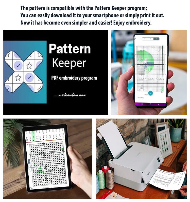 Mother Earth Cross Stitch Pattern PDF, Earth Goddess Embroidery Pattern, Fantasy Woman Cross Stitch, Pagan Nature Art - NuttyHappyHobby