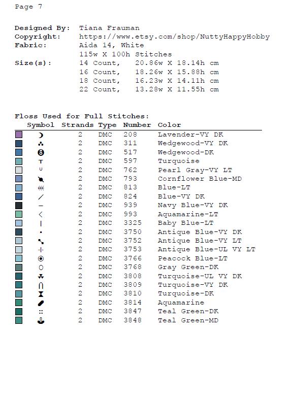 Ocean Cross Stitch Pattern Set PDF, Lighthouse Sea Waves Embroidery Design, Nautical Landscape Triptych Modern Cross Stitch Digital Download - NuttyHappyHobby