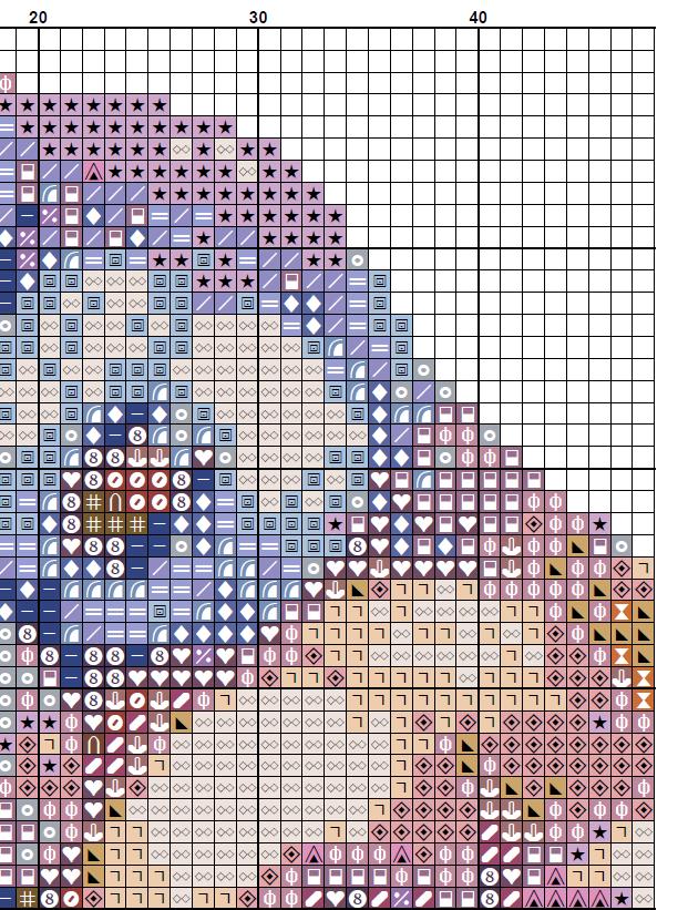 Purple Butterfly Cross Stitch Pattern PDF, Floral Butterfly Embroidery Design, Botanical Nature Cross Stitch Chart, Spring Needlepoint - NuttyHappyHobby