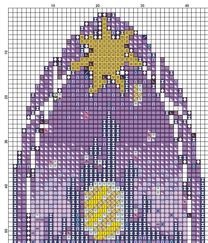 Stained Glass Princess Cross Stitch Pattern, Fantasy Princess Silhouette Embroidery PDF, Fairy Tale Window Needlework Design, 90s cartoons - NuttyHappyHobby
