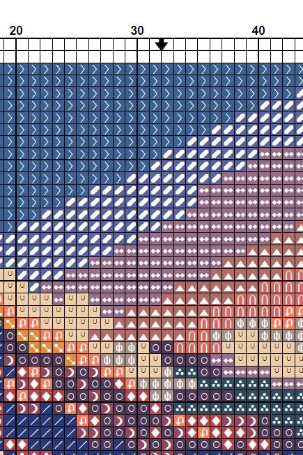 Sunset Mountain Cross Stitch Pattern PDF, Mountain Landscape Embroidery Design, Nature Scenery Modern Cross Stitch Digital Download pdf - NuttyHappyHobby