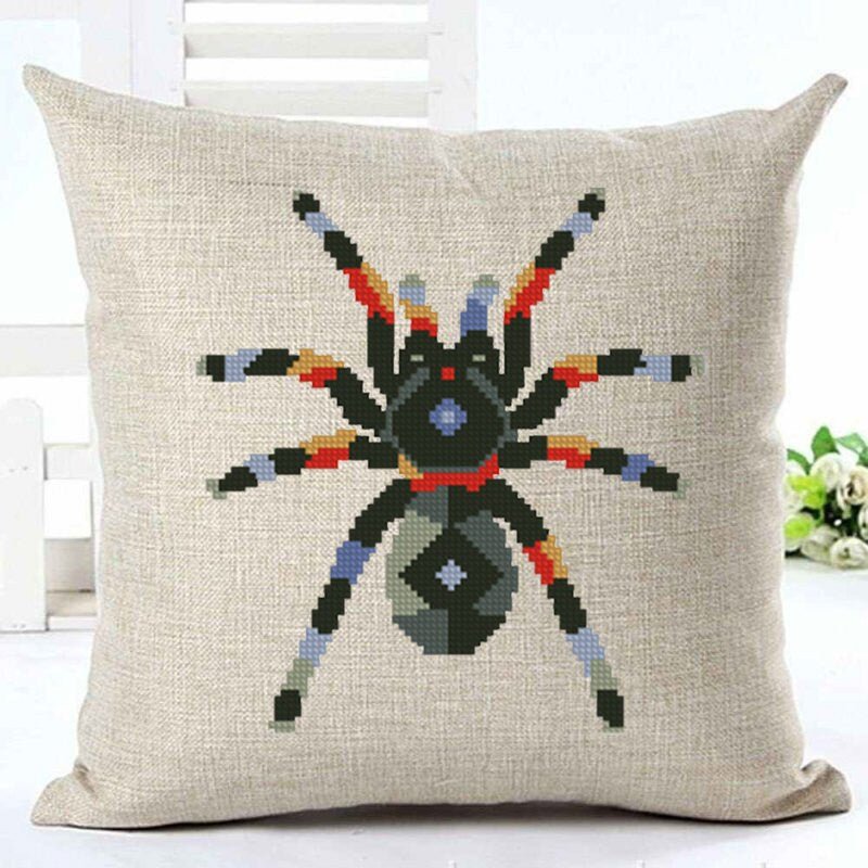 Tarantula Cross Stitch Pattern PDF, Spider Embroidery Design, Gothic Insect Cross Stitch Chart, Halloween Needlepoint Pattern, download - NuttyHappyHobby