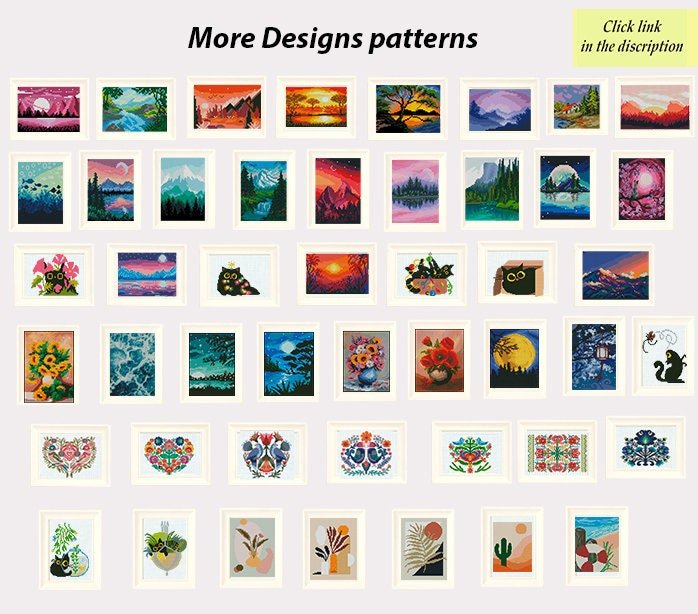 Whole Shop Cross Stitch Patterns Mega Bundle PDF | 500+ Charts | Lifetime Pack | All Designs + Future Releases | Instant Download - NuttyHappyHobby