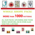 Whole Shop Cross Stitch Patterns Mega Bundle PDF | 500+ Charts | Lifetime Pack | All Designs + Future Releases | Instant Download - NuttyHappyHobby