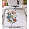 Wildflower Bouquet Machine Embroidery Design, Pastel Boho Floral, Spring Botanical Flowers PES DST JEF, Instant Download - NuttyHappyHobby
